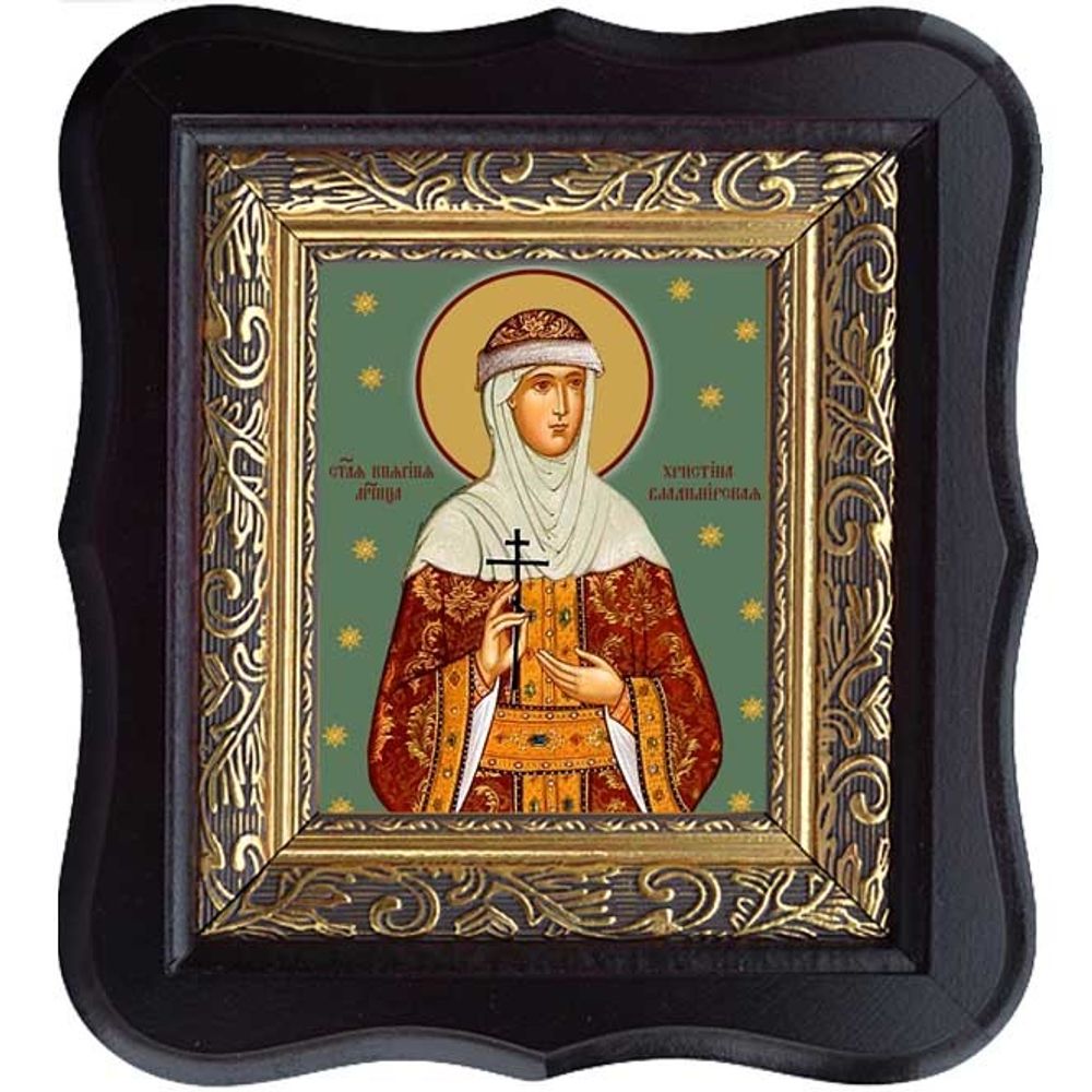 Христина Владимирская, святая княгиня мученица. Икона на холсте.