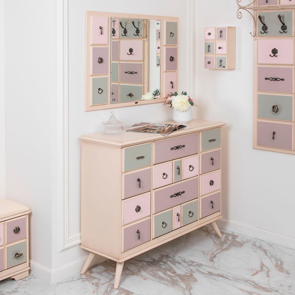 Зеркало настенное Пандора 2 Айвори Акварель