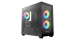 Корпус Ocypus Gamma C52 BK ARGB mATX/ITX 3xUSB Черный Gamma-C52-BKD300XX-GL