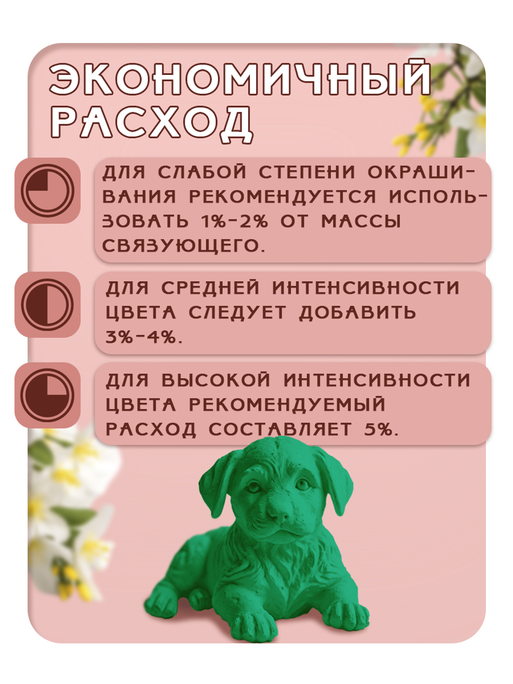 Сухой пигмент "Зелёный"