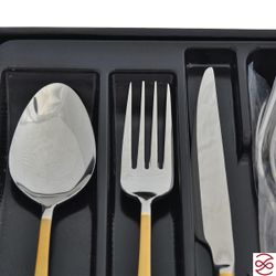 Набор столовых приборов Artful Kosk Gold 24 пр.