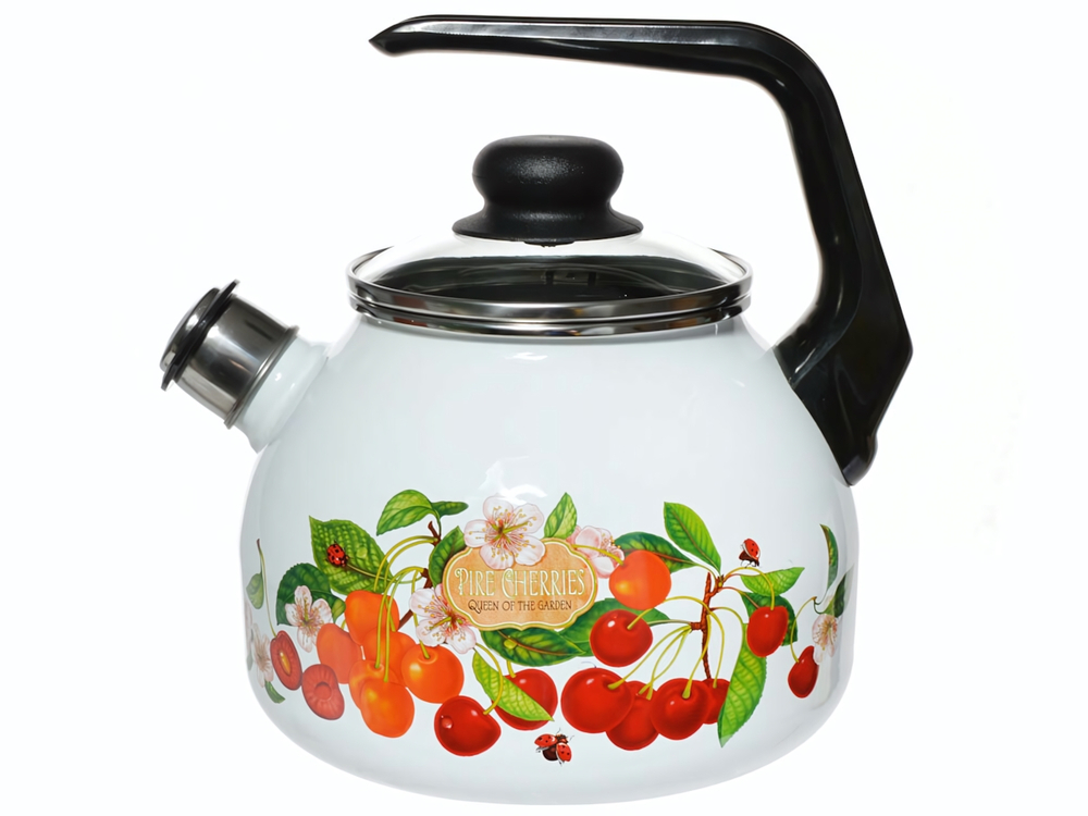 Чайник 3л со свистком "Черешня"