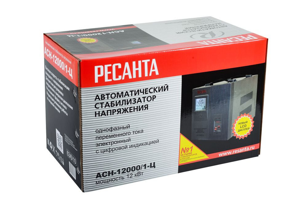 Стабилизатор напряжения РЕСАНТА АСН-12000/1-Ц