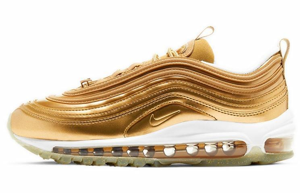 Кроссовки Nike Air Max 97 Metallic Gold (Женская размерная сетка)