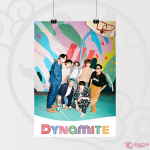 Постер А4 - BTS - DYNAMITE