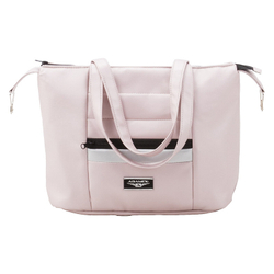 Детская коляска Adamex Rimini Deluxe 2 в 1 RI245 РОЗОВ.КОЖА+ СЕРЕБР.ОТДЕЛКА