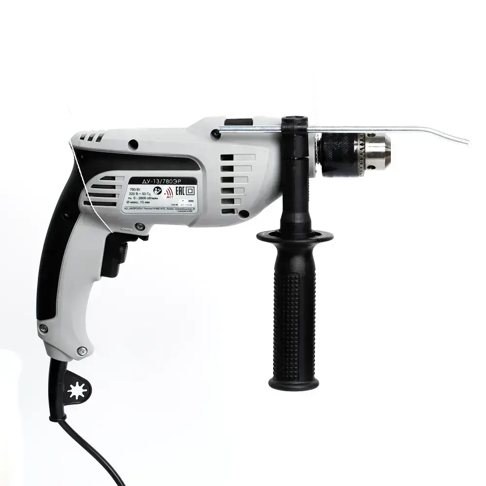 Дрель ударная ИНТЕРСКОЛ ДУ-13/780ЭР