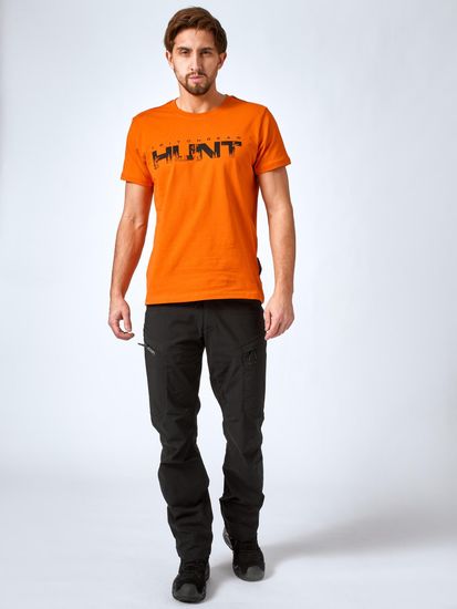 Футболка "HUNT" (Хлопок, оранжевый)