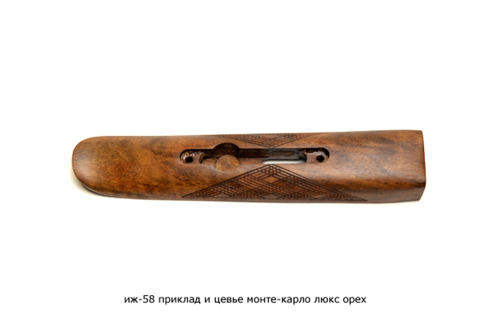 Приклад и цевье на ИЖ-58 Монте-Карло люкс, 12,16 калибр, орех