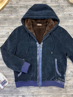 Куртка с мехом Loro Piana со вставками кожи крокодила