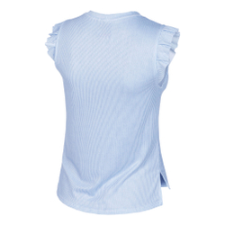 Женская теннисная майка Lucky in Love Chambray Rib Tank Top Women - Light Blue
