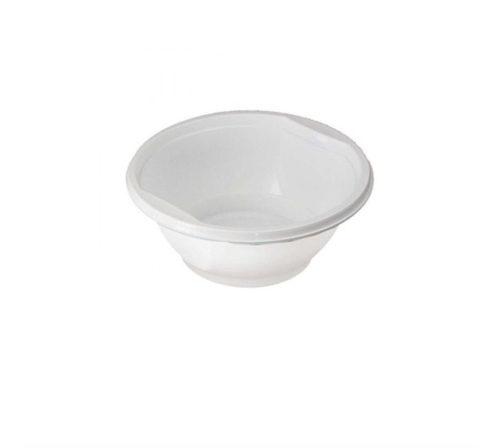 МИСКА БЕЛАЯ 600 МЛ. СТАНДАРТ ПЛАСТИК 50\1000 ШТ.