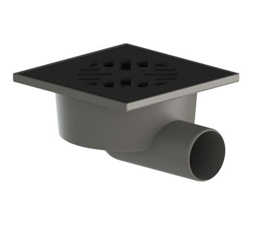 ТП-103P Трап горизонтальный с стальной решеткой и сухим затвором