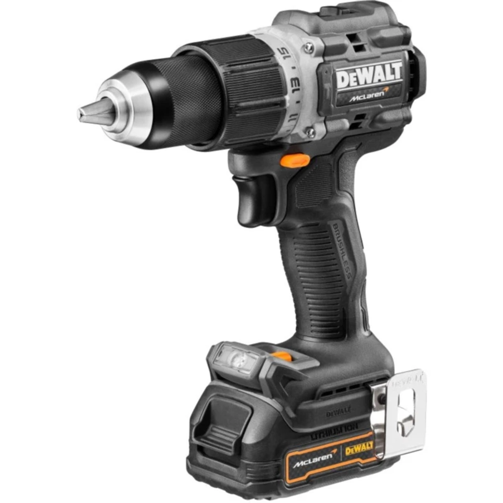 DeWalt McLaren Limited Edition DCD85ME2GT аккумуляторный шуруповерт (2 x 1.7 Ач, ЗУ) DCD85ME2GT-QW