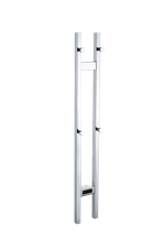 Полотенцесушитель электрический 2-трубы квадратный CHROME