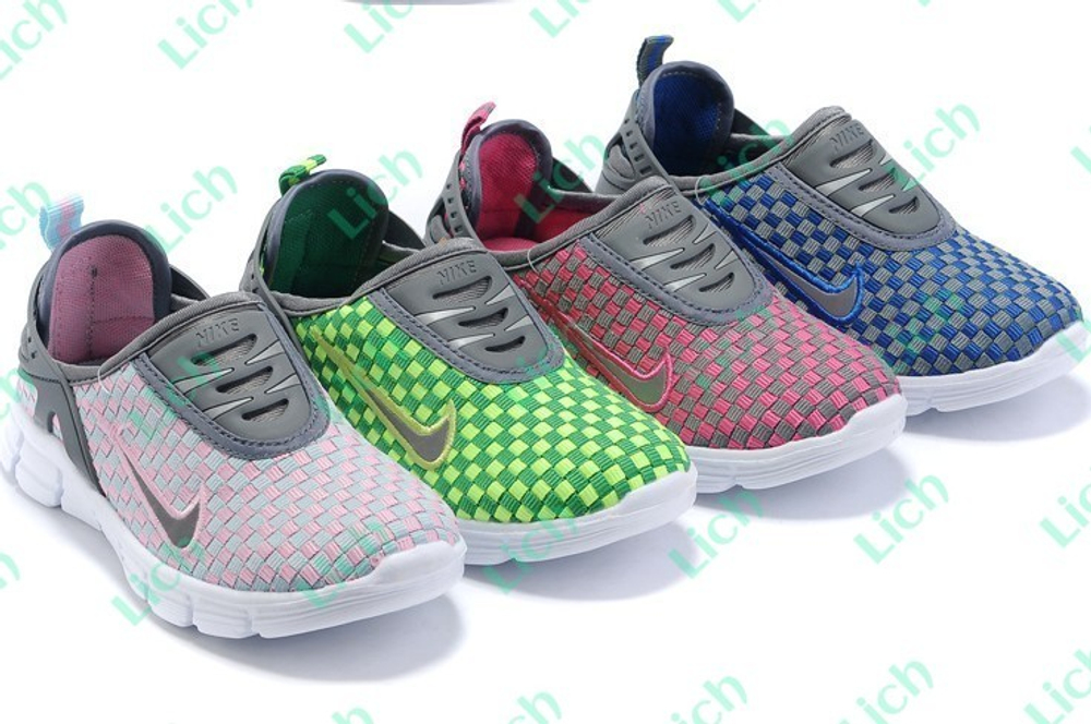 Кроссовки детские плетенные из дышащего материала