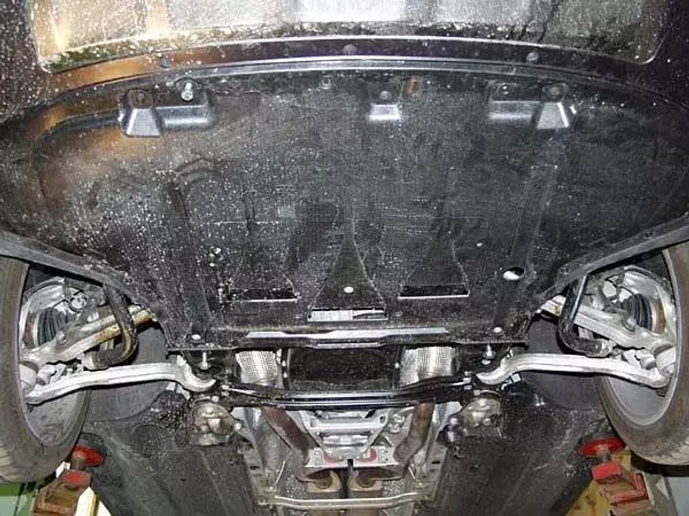 Защита картера и КПП Sheriff для Audi A6 Allroad II (C6) 2006-2011 арт.02.0955