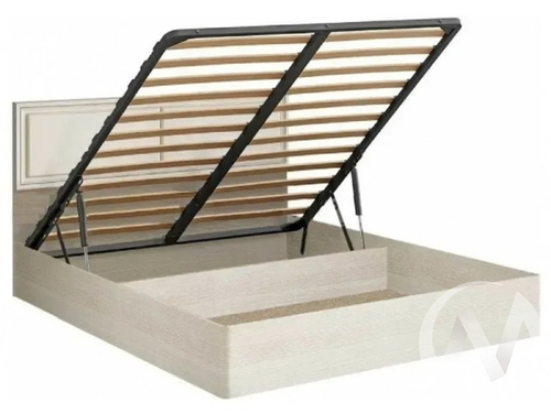 Кровать 1;6м с ПМ Спальня Престиж 2 (сандал светлый)
