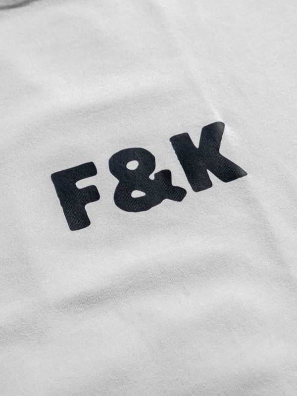 Футболка оверсайз F&K белая - фото 6