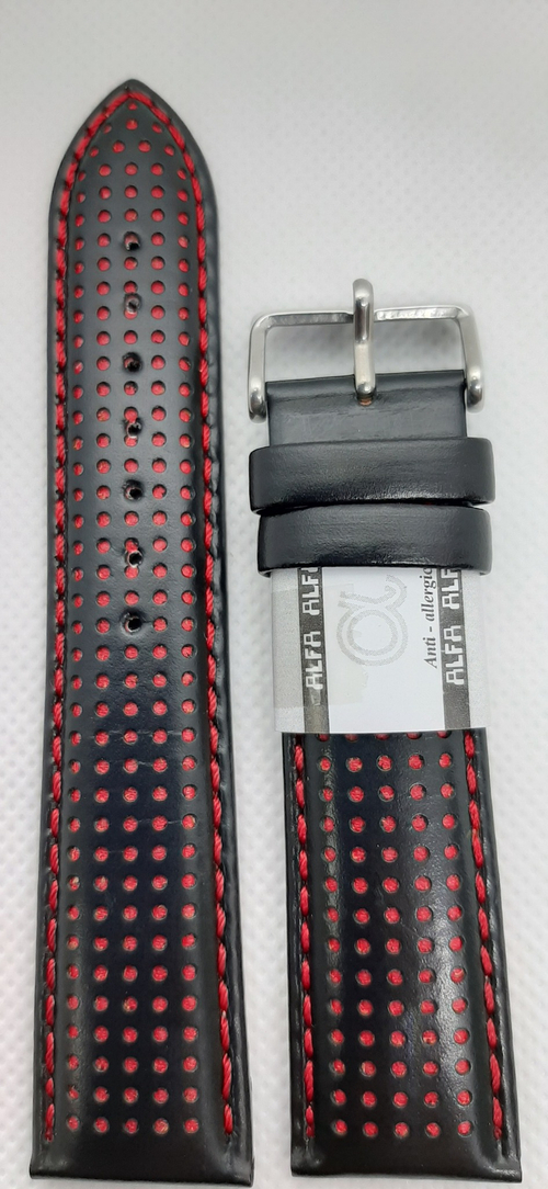 РЕМЕНЬ КОЖАНЫЙ ЧЕРНЫЙ 22мм (011.22.1.6)