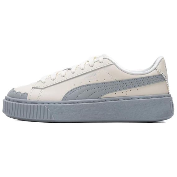 ПЛАТФОРМА PUMA BASKET ДЛЯ кроссовки для скейтборда Низкокалорийный Средне-серый женский