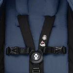 Коляска Stokke YOYO3 Newborn Pack рама чёрная Black 2 в 1 Air France Blue