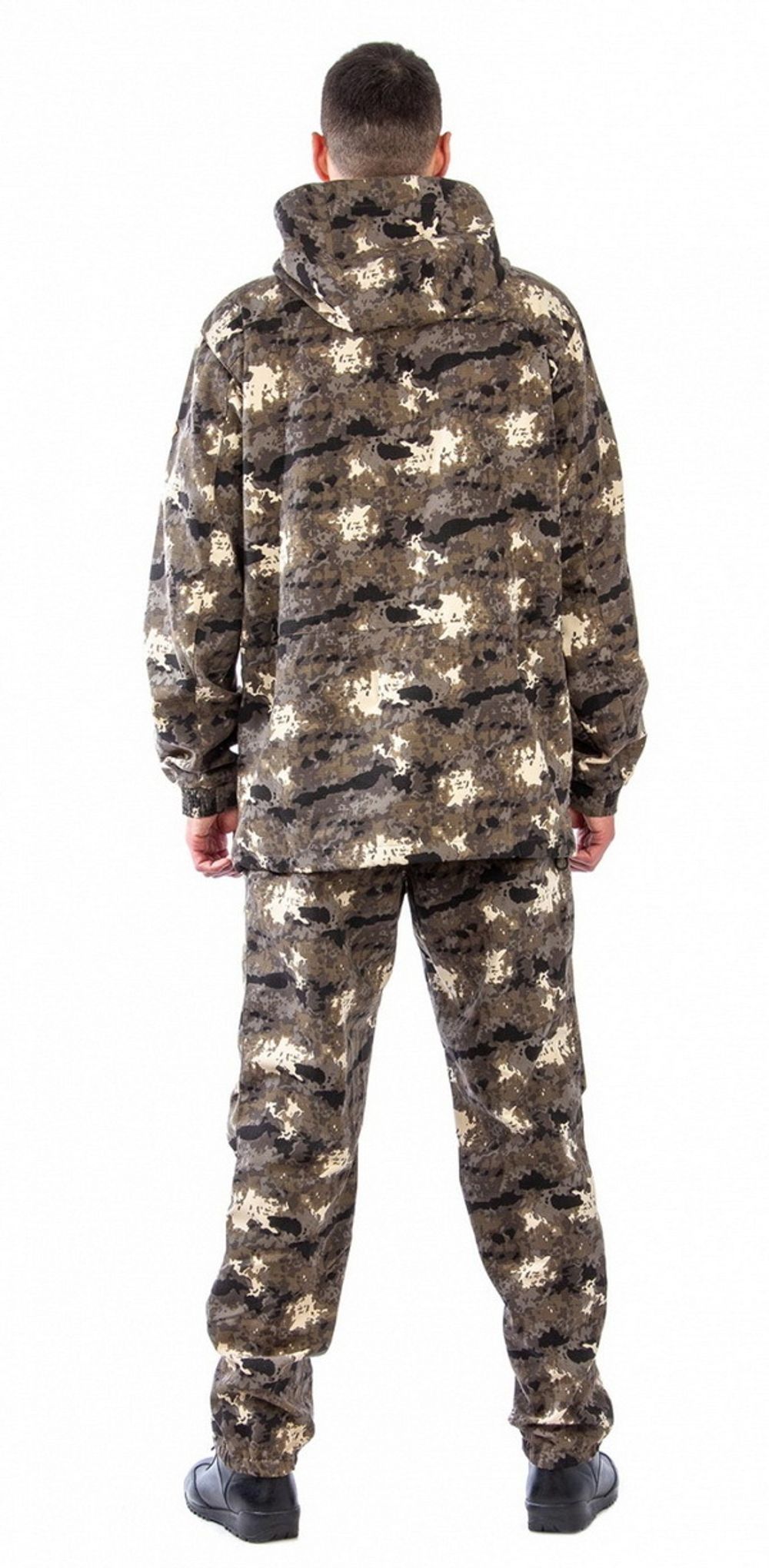 Костюм для охоты и рыбалки «Захват» (рип-стоп, темный остров) Орион, Novatex