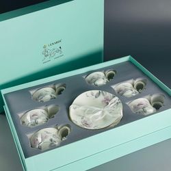 Lenardi 555-122 Чайный набор 12пр.250мл в под.уп.(х6)Костяной фарфор