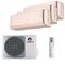 Мультисплит система на 3 комнаты Gree GWH09AVCXB-K6DNA1B/I (champagne) x 3 / GWHD(21)NK6OO (LCLH)