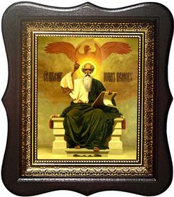 Иоанн Богослов Святой апостол и евангелист. Икона на холсте.