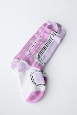 ZARA ВЫСОКИЕ НОСКИ, РОЗОВЫЙ