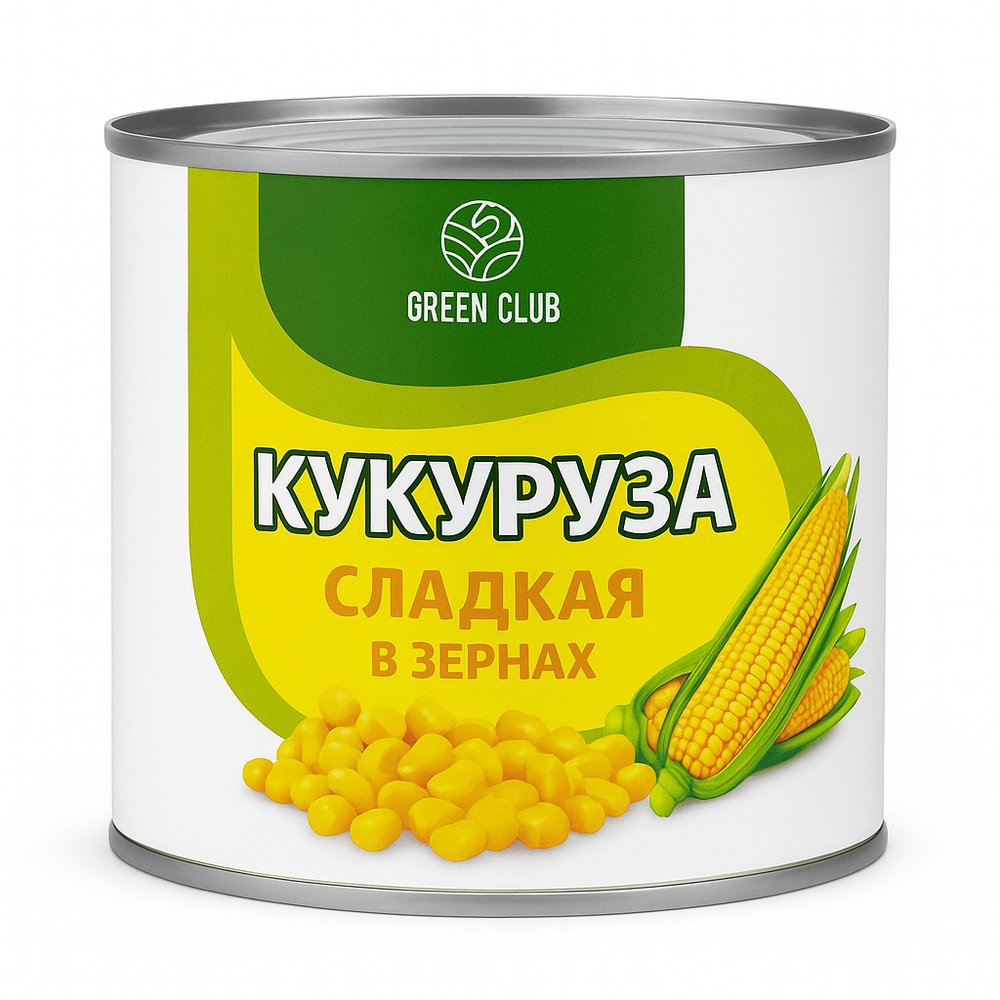 Кукуруза в зернах Green Club 340 гр