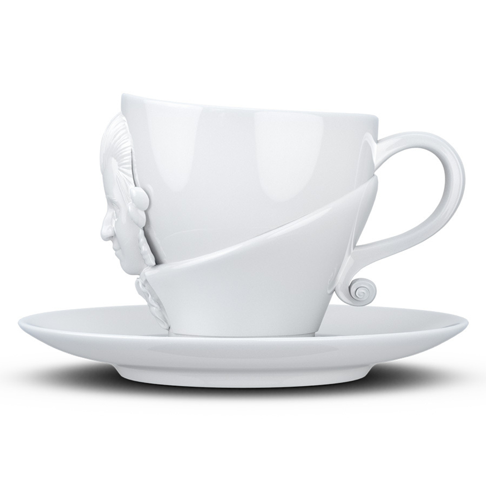 Чайная пара talent wolfgang amadeus mozart, 260 мл, белая