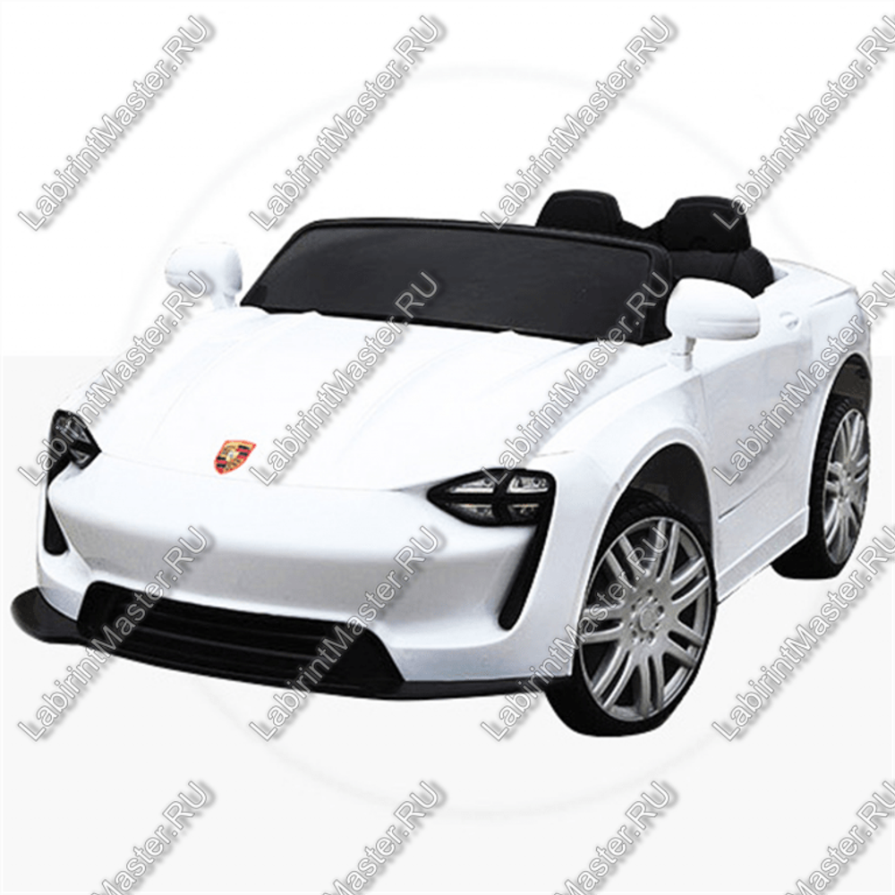 Детский электромобиль "Porshe" белый