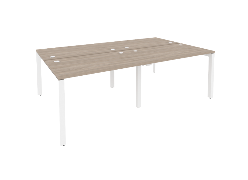 Рабочая станция на П-образном металлическом каркасе 4 места 1635 Onix