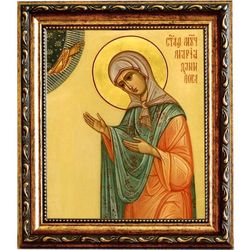 Мария Данилова мученица. Икона на холсте.