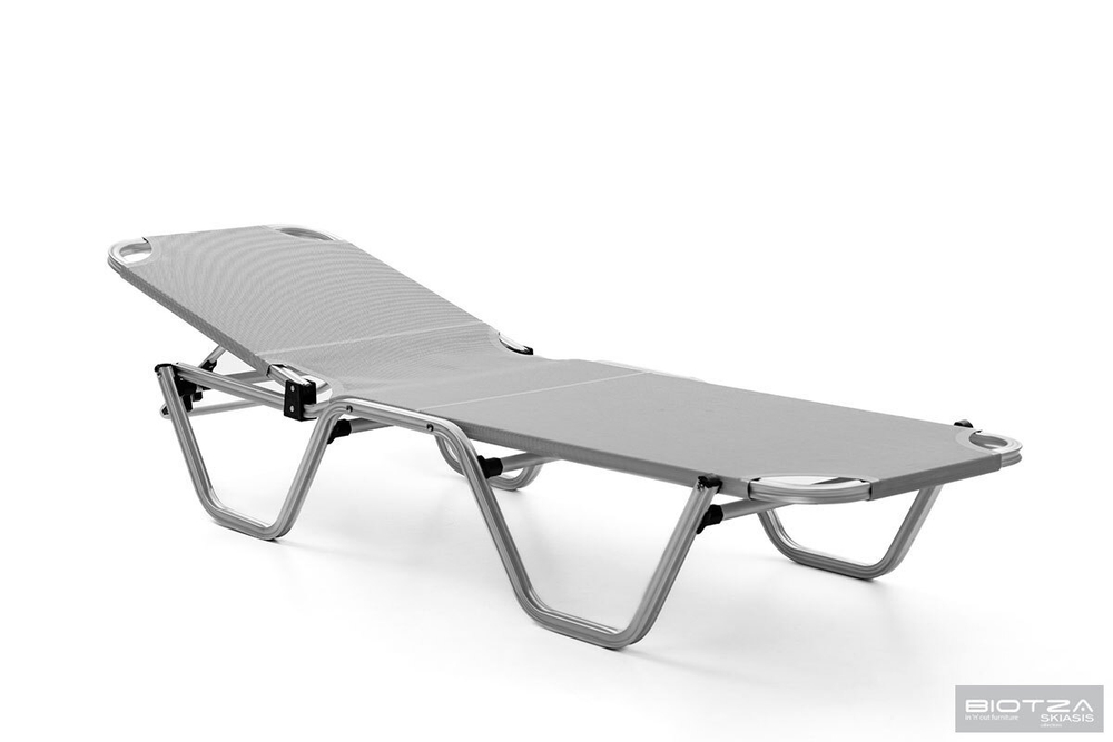 Шезлонг металлический Dias, серый