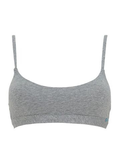 Бюстгальтер-топ с мягкими двухслойными чашками (Размер: 3B) (Цвет: серый меланж)