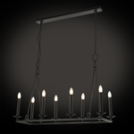 Citilux Маркиз CL471245 Люстра замковая подвесная Чёрная