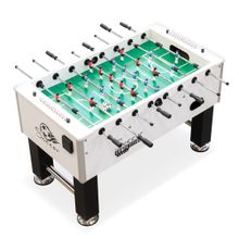 Игровой стол - футбол "Roma 7" (светло-серый)