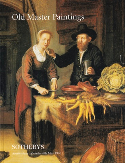 Каталог аукциона Sotheby's, Амстердам, Живопись старых мастеров от 6 мая 1996 года