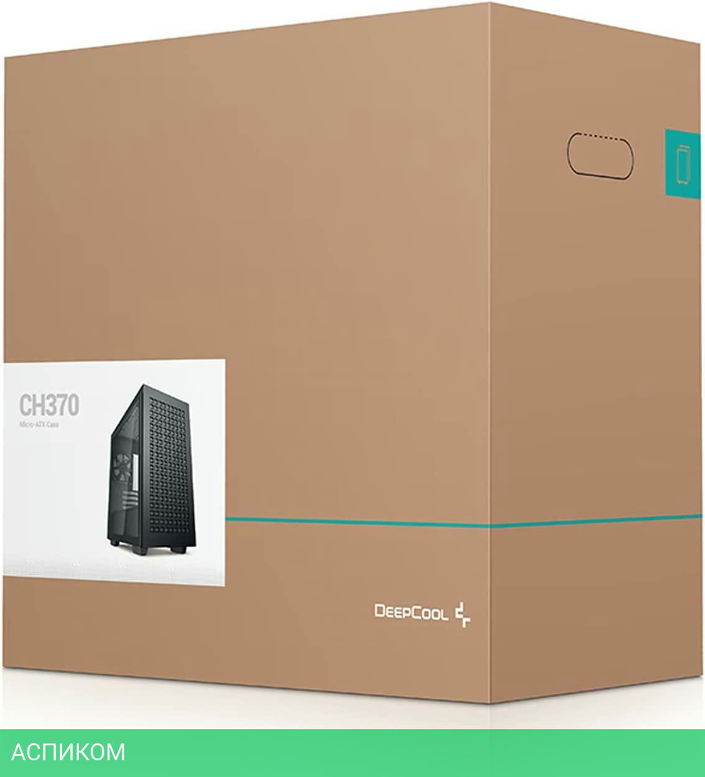Корпус DeepCool CH370 Black (R-CH370-BKNAM1-G-1)