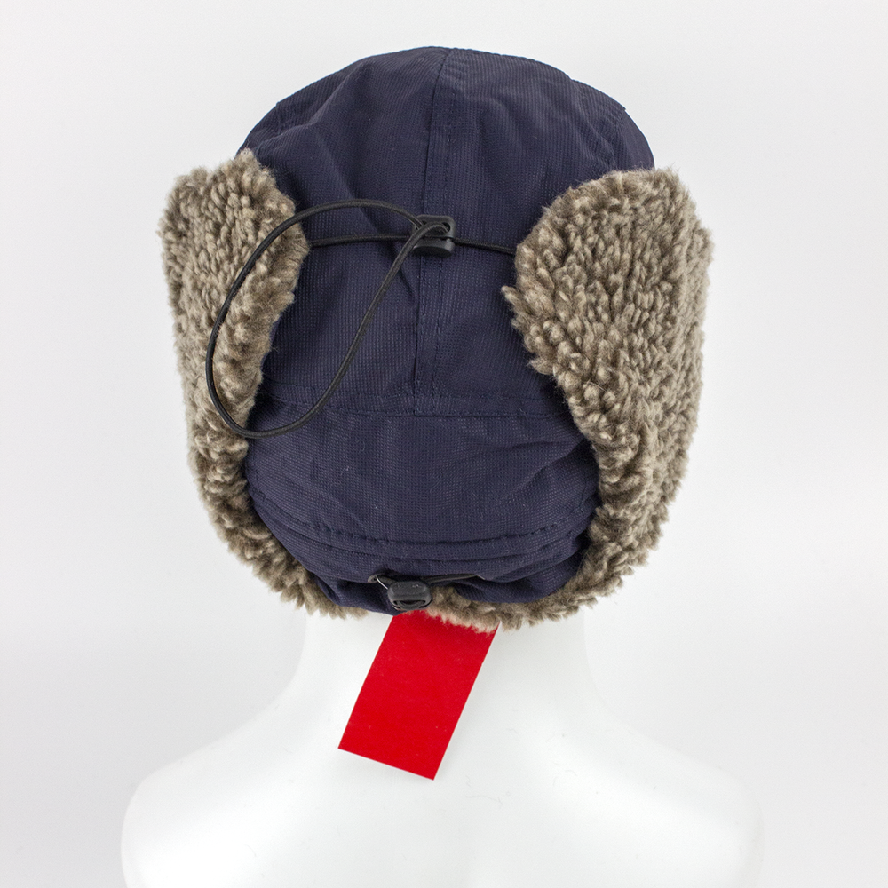 Кепка Extreal "Сити" с ушами, Барашек Коричневый, Мембрана, XL