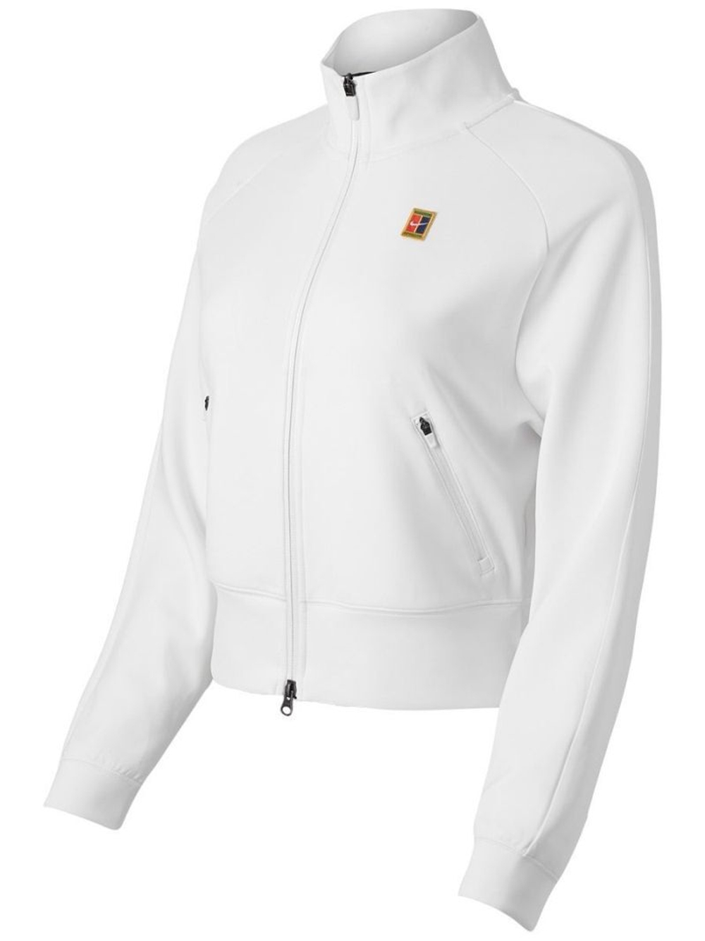 Женская Кофта теннисная Nike Court Heritage Jacket FZ W - белый