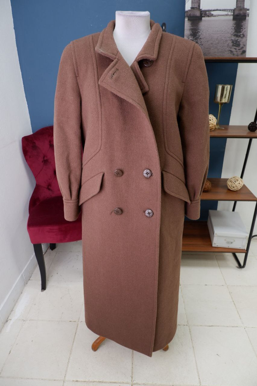 Пальто "Салют" шерстяное 50 размер