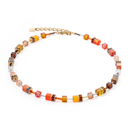 Колье Coeur de Lion Orange-Brown 2838/10-0211