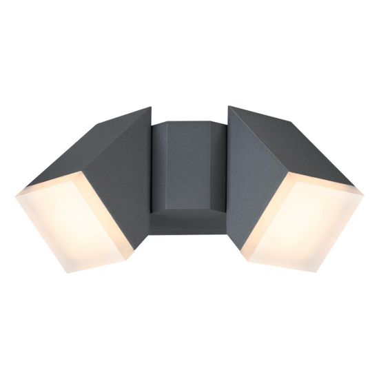 357829 STREET NT18 387 темно-серый Ландшафтный настенный светильник LED 3000К 12W 220-240V KAIMAS