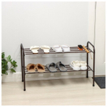 ПОДСТАВКА ДЛЯ ОБУВИ 2 ПОЛКИ 80СМ МЕД/АНТИК