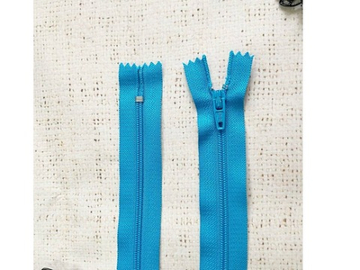 Молния брючная SBS автомат, L 20 см, Т3, ярко-голубой