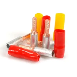 Кабельный наконечник штыревой алюмо-медный НШАМ для СИП кабеля GTLA комплект 5 шт. + 5 изоляционных колпачков